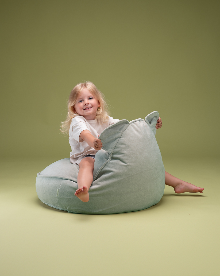 Bear Beanbag - Björnfåtölj i lyxig Sammet - saccosäck - Bild 4