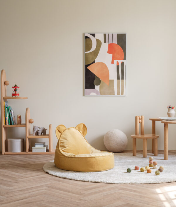 The Bear Beanbag - Björnfåtölj i lyxig Sammet