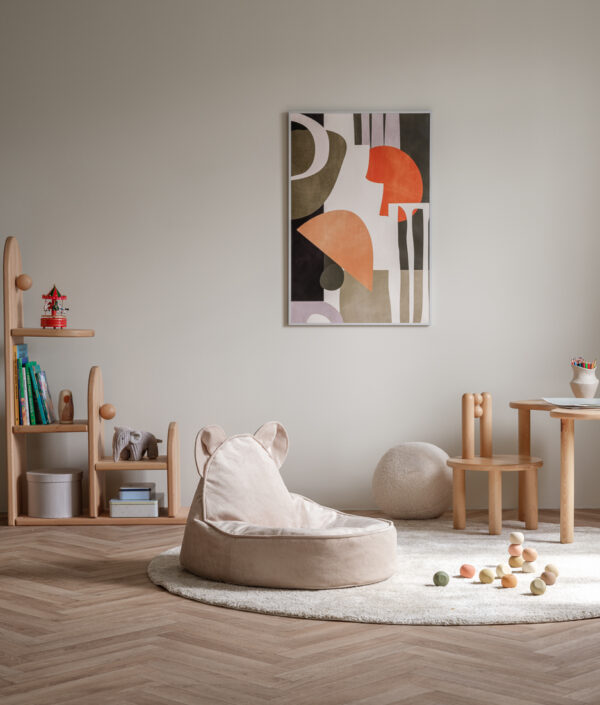 The Bear Beanbag - Björnfåtölj i lyxig Sammet