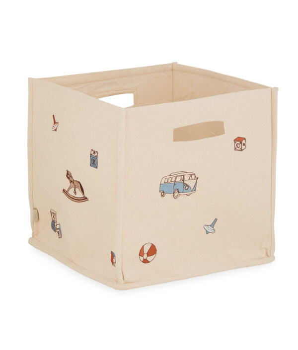 Cam Cam, Förvaringskorg i canvas - GOTS - Vintage Toys