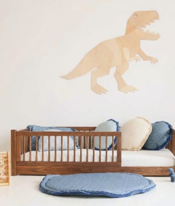 Babylove golvsäng med fallskydd 'Asta' - 80x160