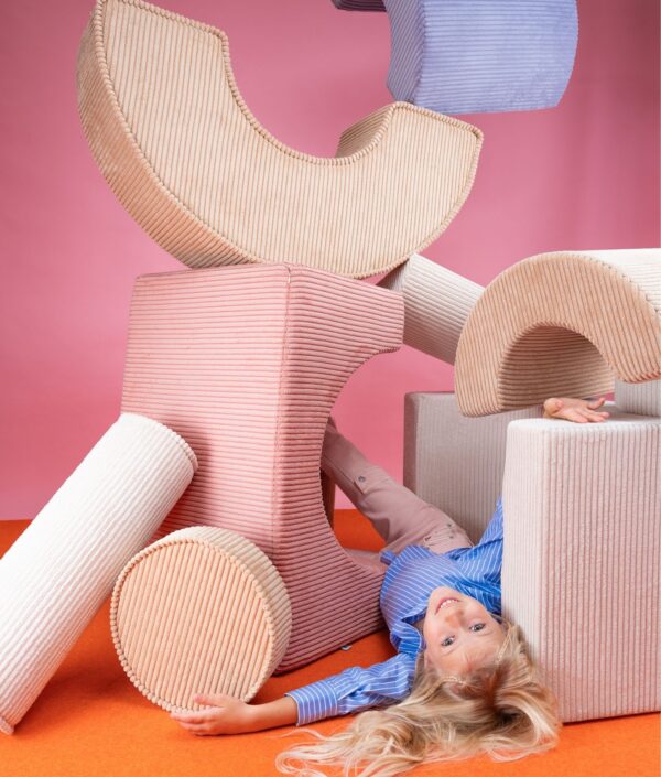 The Rainbow playset - i manchestertyg - lekmodul