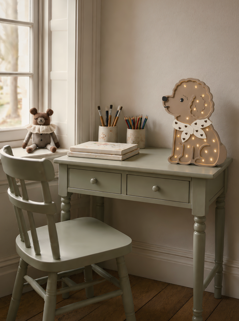 Little Lights, Nattlampa till barnrummet, Pudel Hund Lotta | Beige - Bild 2