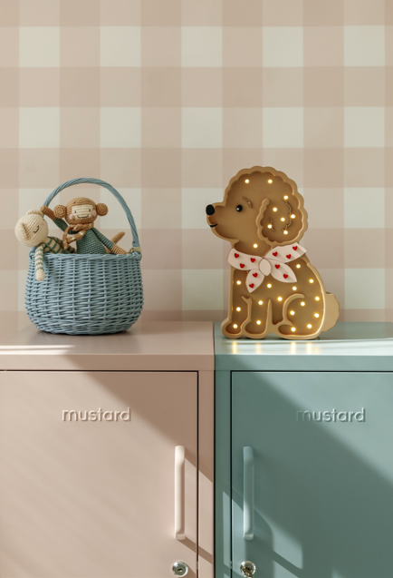 Little Lights, Nattlampa till barnrummet, Pudel Hund Lotta | Rosa - Bild 5