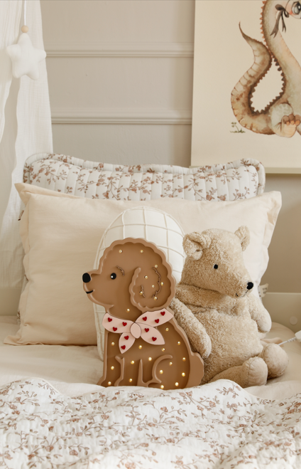 Little Lights, Nattlampa till barnrummet, Pudel Hund Lotta | Rosa - Bild 6