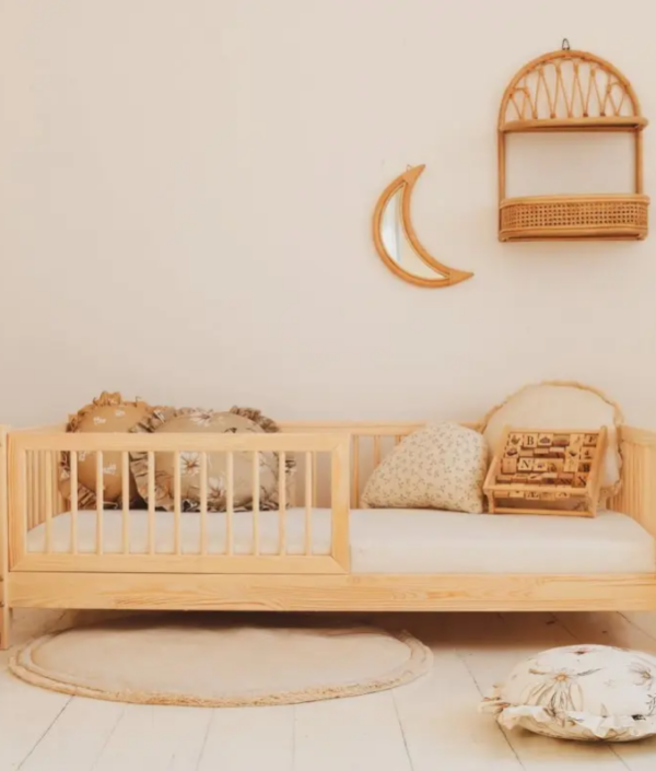Babylove barnsäng med fallskydd 'Asta' - 90x200