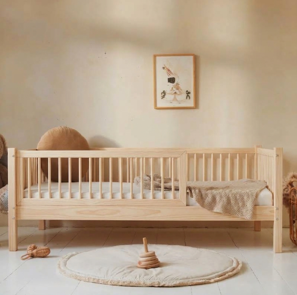 Babylove barnsäng med fallskydd 'Asta' - 90x200 - Bild 8