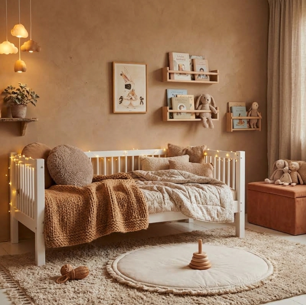 Babylove barnsäng med fallskydd 'Asta' - 90x200 - Bild 6