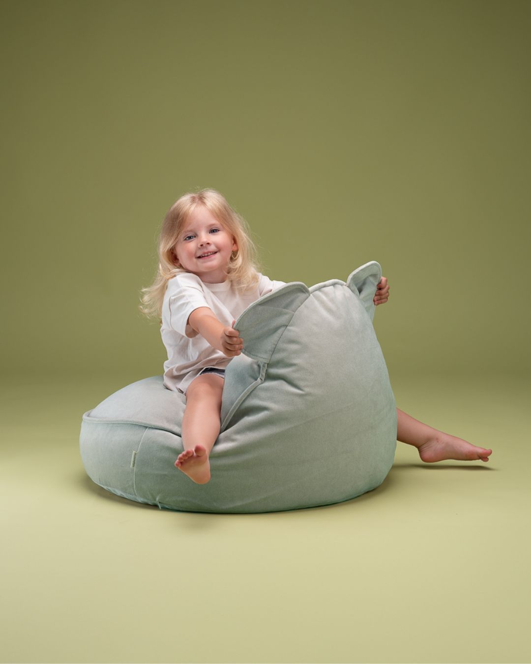 Bear Beanbag - Björnfåtölj i lyxig Sammet - saccosäck - Bild 7