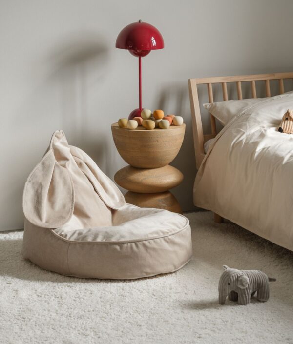 Bunny Beanbag - Kaninfåtölj i lyxig Sammet