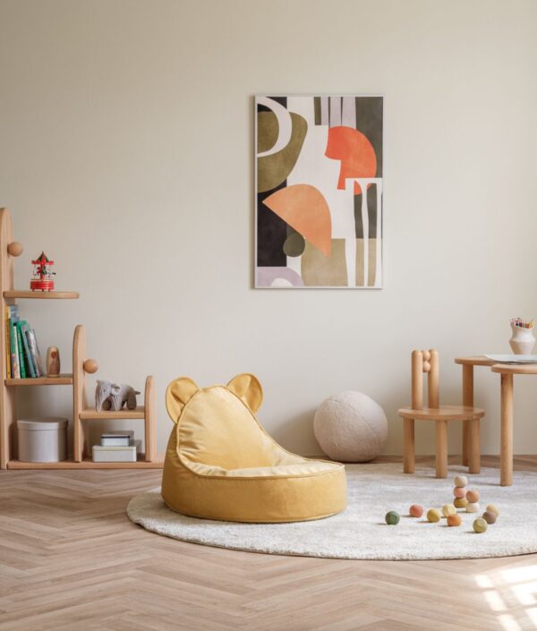 Bear Beanbag - Björnfåtölj i lyxig Sammet - saccosäck