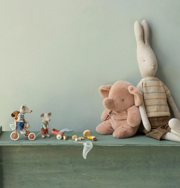 Elefant, vintage rose