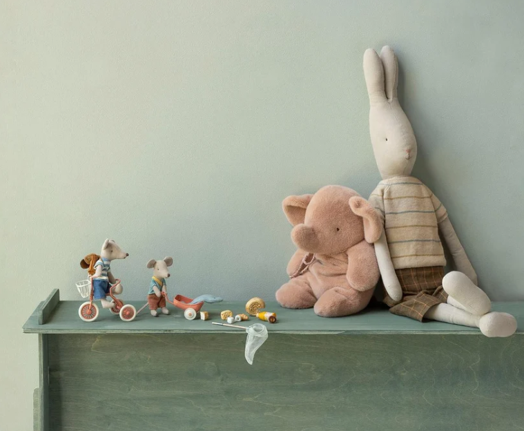 Elefant, vintage rose