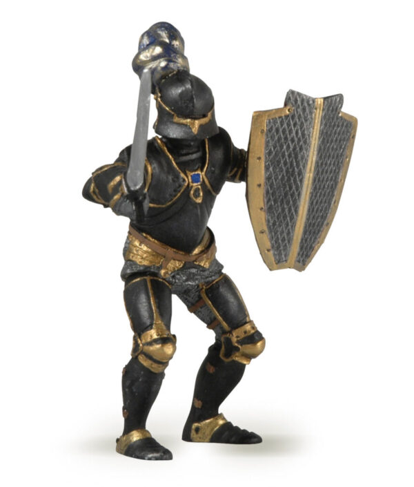 Knight in Black Armour – Svart riddare till häst från Papo